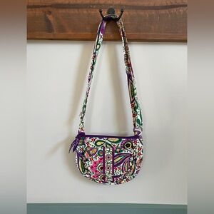 Vera Bradley Frannie Little Hipster Crossbody in Viva La Vera Pattern